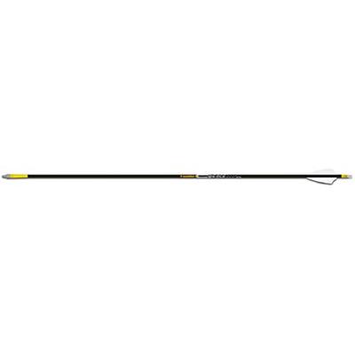 Gold Tip Pierce Platinum Arrow with 2" Fusion X Vanes (6 Pack), Black, 400