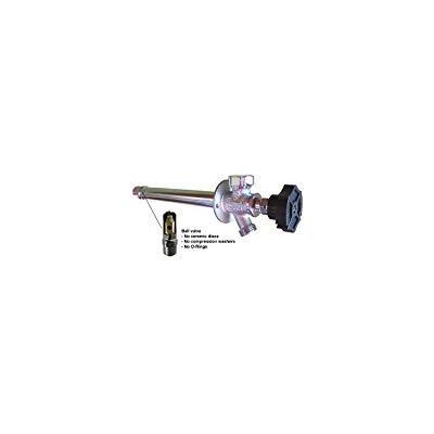 ¼-Turn Ball Valve Frost Proof Sillcock; 10" wall thickness; ½" m.p.t. x ½" copper inlet connection;
