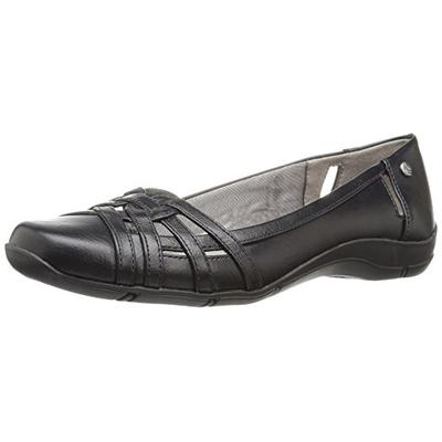 LifeStride Women's Diverse Flat, Black 5 M US