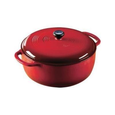 Lodge EC7D43 7.5 Quart Dutch Oven, Island Spice Red