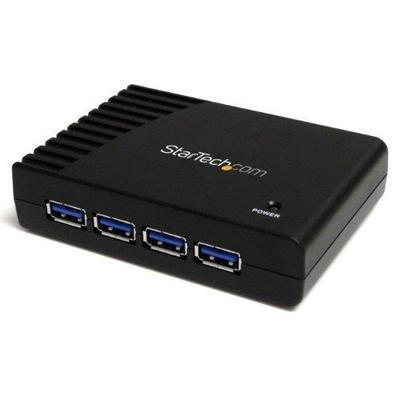 StarTech 4-Port SuperSpeed USB 3.0 Hub (Black) ST4300USB3