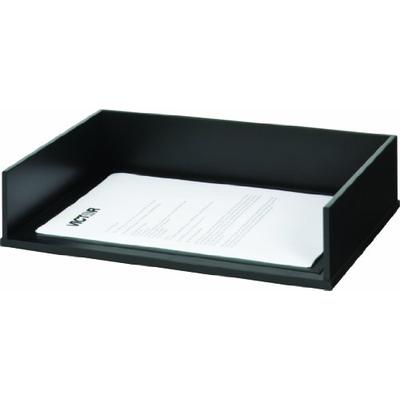 Victor Wood Stacking Letter Tray, 1154 (Single) (Black)