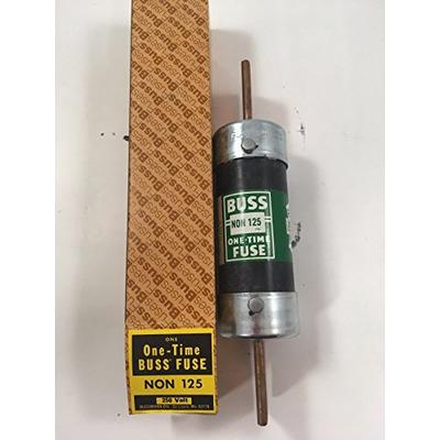 Bussmann NON-125 125 Amp One-Time Blade Fuse Non-Current Limiting Class H, 250V UL Listed