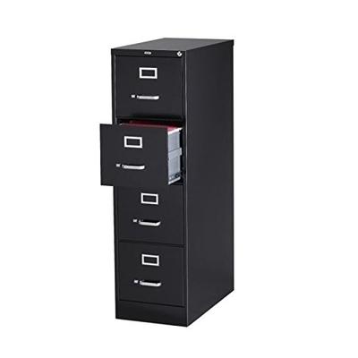 26.5" Deep Commercial 4 Drawer Letter Size High Side Vertical File Cabinet