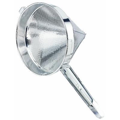 Crestware 12-Inch Coarse Mesh Strainer, Stainless Steel, China Cap