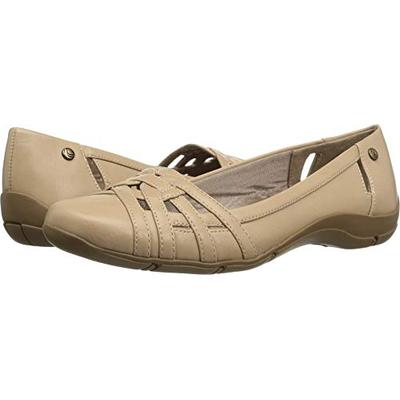 LifeStride Women's Diverse Flat Tender Taupe 5.5 M US