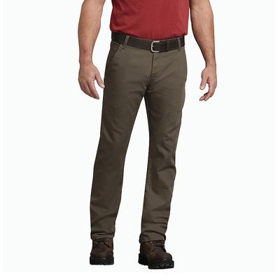 Dickies FLEX Regular Fit Straight Leg Tough Max Duck Carpenter Pants, Size 30x30, Beige