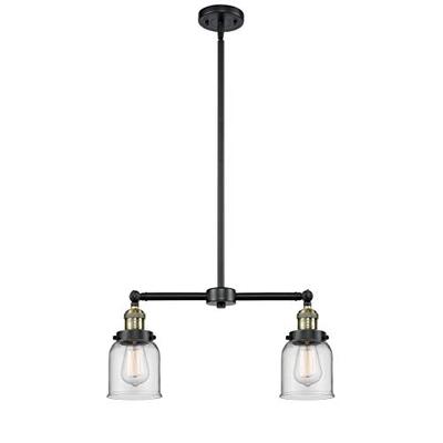 Innovations 209-BAB-G52 2 Light Chandelier Black Antique Brass